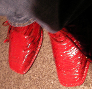 Red Snake Shoes